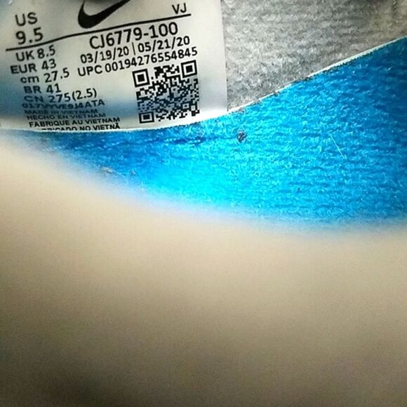 Nike Air Max 90 Retro Laser Blue 2020 CJ6779-100 Men's SZ 9.5 Blue / White / Blk - Picture 11 of 12